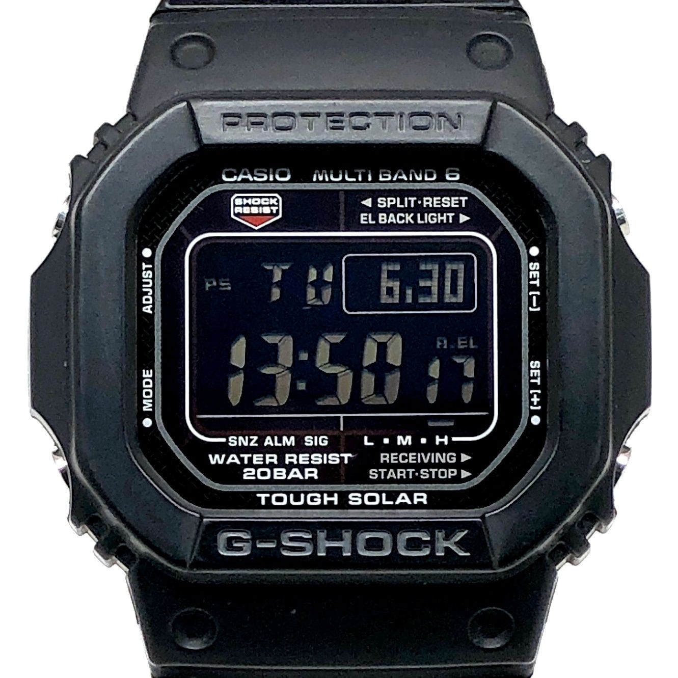G-SHOCK ジーショック GW-M5610BC-1 電波ソーラー コンポジットバンド 反転液晶 ELバックライト ブラック 2008年2月発売 G-SHOCK ジーショック GW-M5610BC-1 電波ソーラー コンポジットバンド