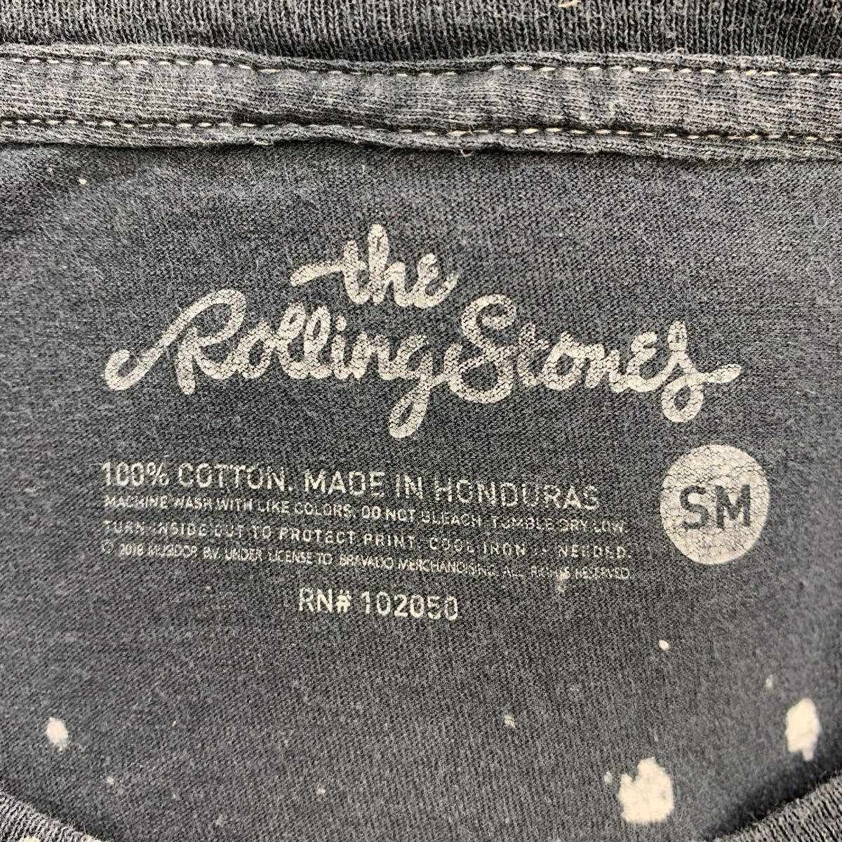 The Rolling Stones 半袖 バンドTシャツ SM ブラック ローリング