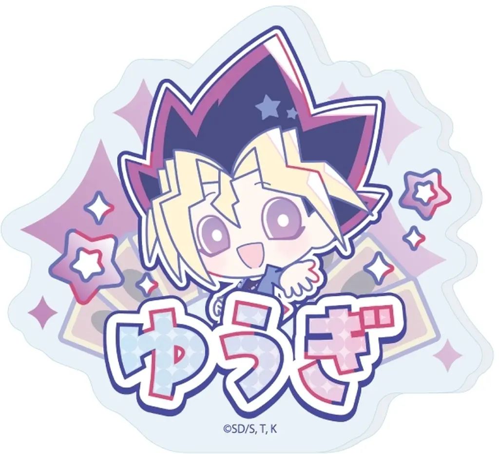 新品】バッジ・ビンズ 02.武藤遊戯(コラボイラスト) おなまえプレート