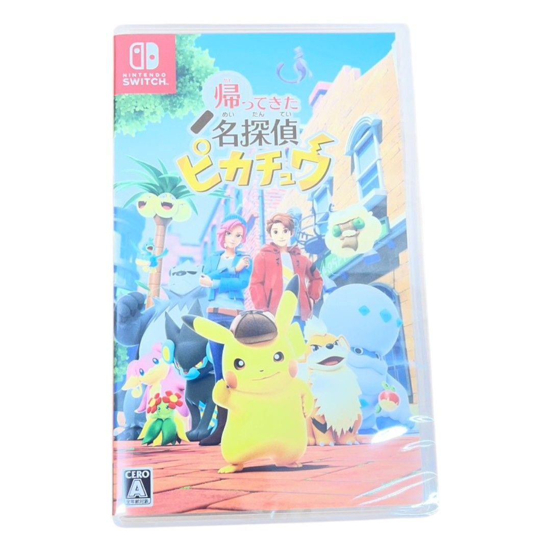 帰ってきた名探偵ピカチュウ プロモ switch ソフト 未開封ポケモン