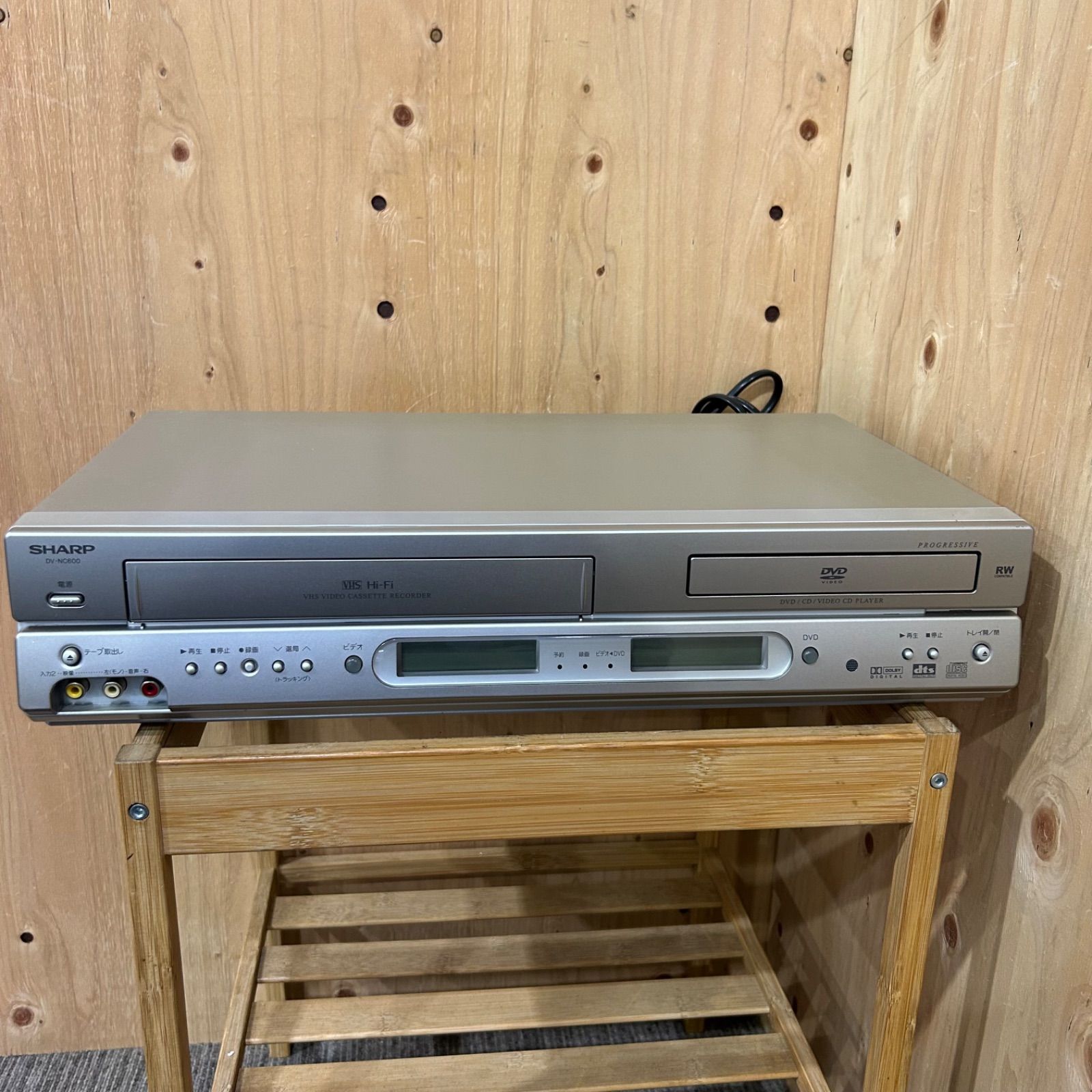SGM】ジャンク SHARP ビデオDVD一体型デッキ DV-NC600 - メルカリ
