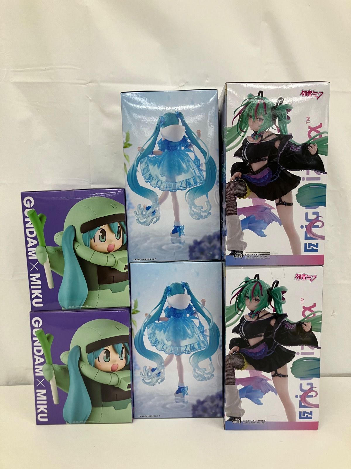 未開封 初音ミク FIGURIZMα Punk 他 フィギュア 3種6個セット LF7125