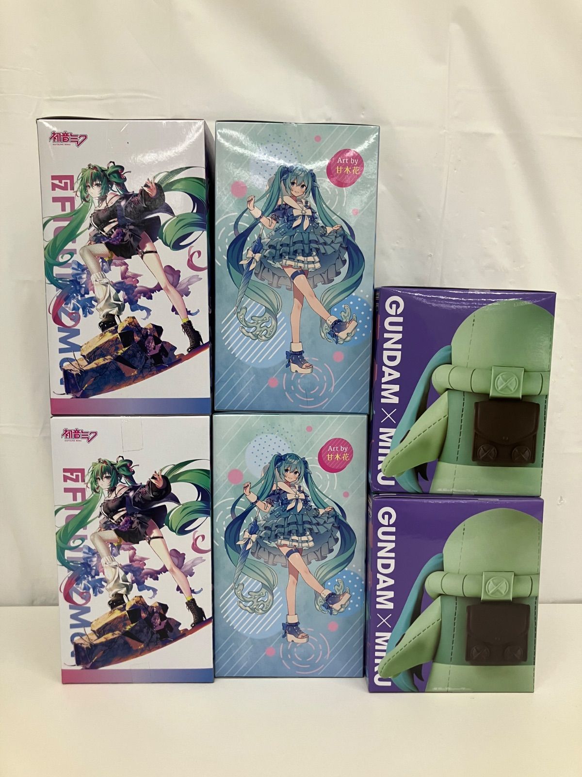 未開封 初音ミク FIGURIZMα Punk 他 フィギュア 3種6個セット LF7125