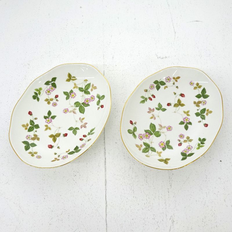 三重店】WEDGWOOD ウェッジウッド ワイルドストロベリー オーバル