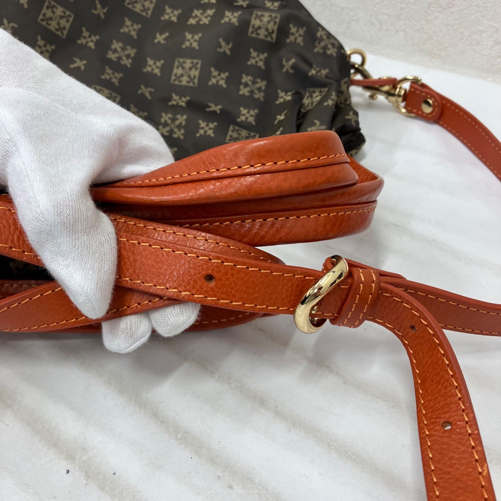 5809 russet ラシット 2way ショルダーバッグ ハンドバッグ ブラウン