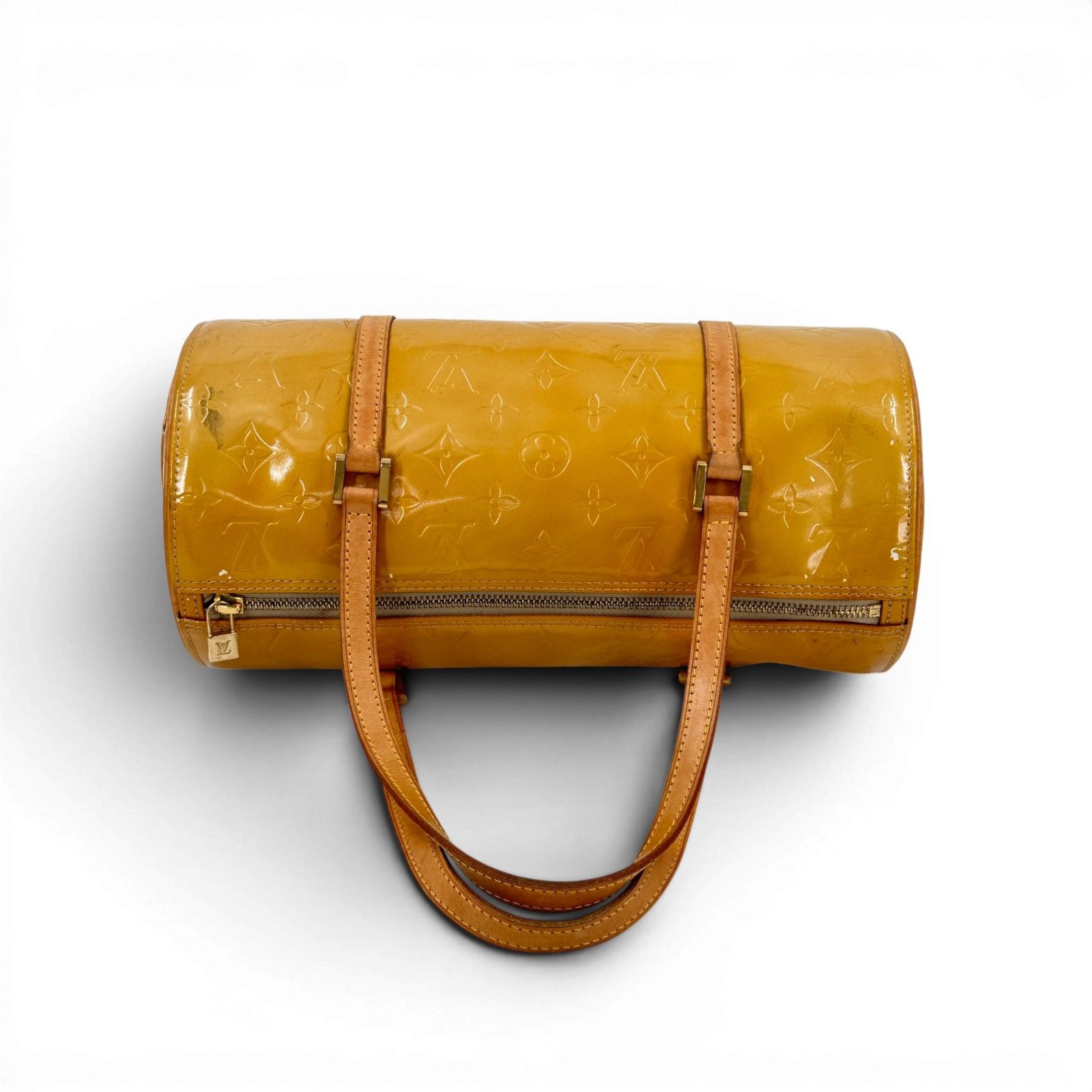 Louis Vuitton イエロー　エナメル ボストンバッグ　ヴェルニ LOUIS VUITTON ベッドフォード ヴェルニ イエロー エナメル