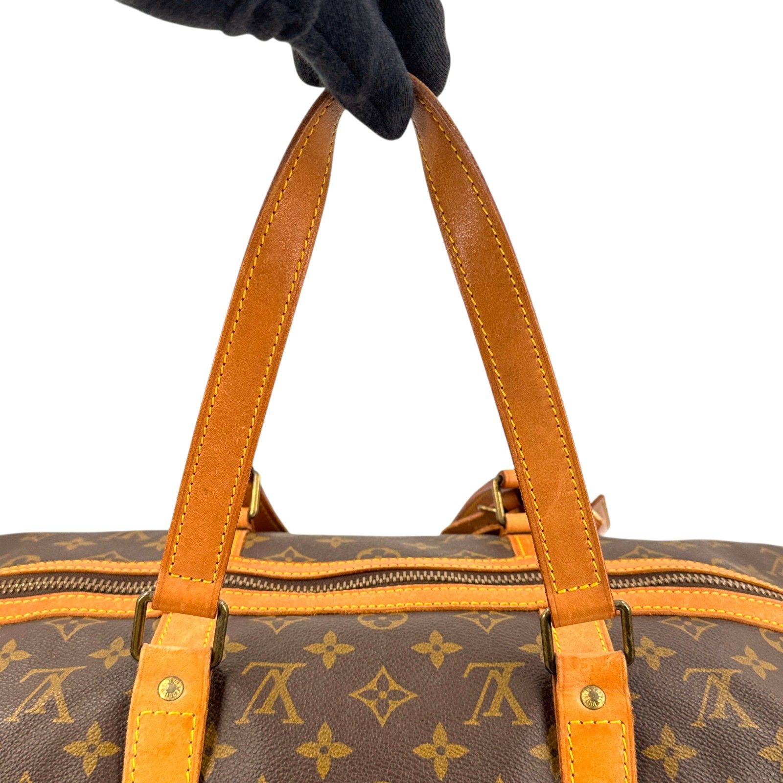 LOUIS VUITTON サック・スープル45 モノグラムキャンバス ブラウン