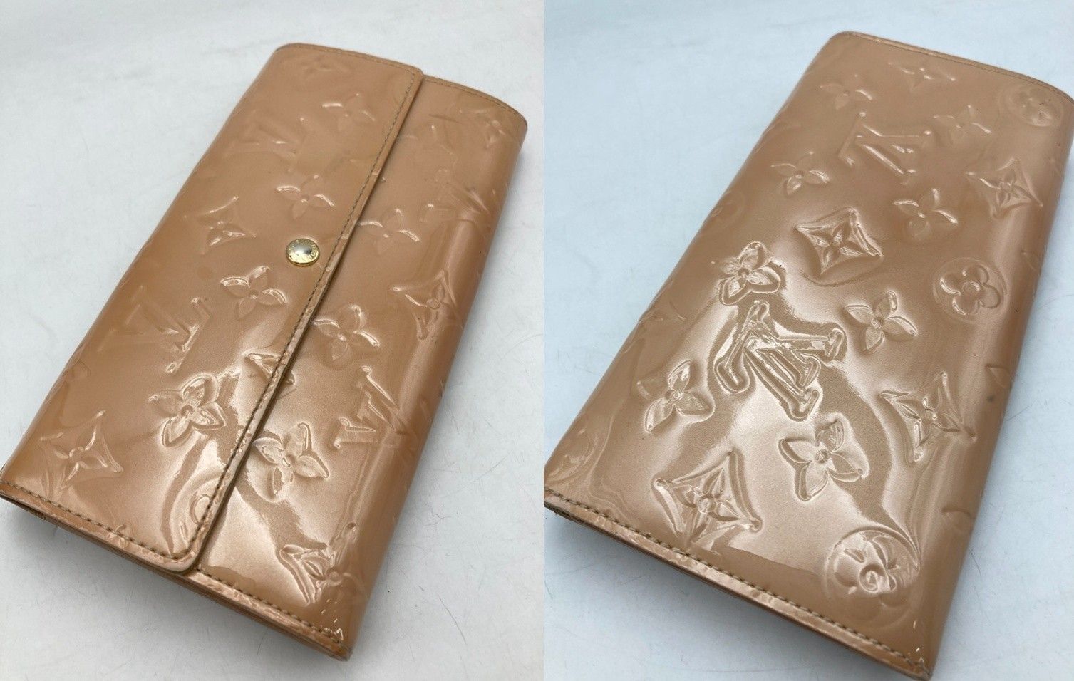 LOUIS VUITTON ルイヴィトン ヴェルニ ポルトフォイユ・サラ M91522 長