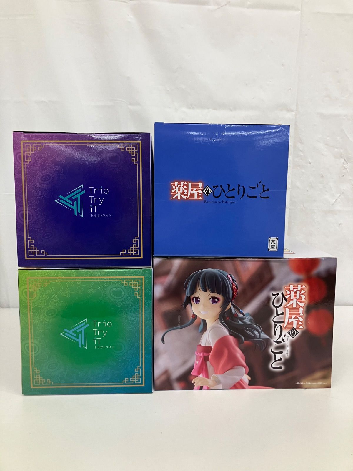 未開封 薬屋のひとりごと 猫猫 壬氏 フィギュア 各種4個セット LF7126