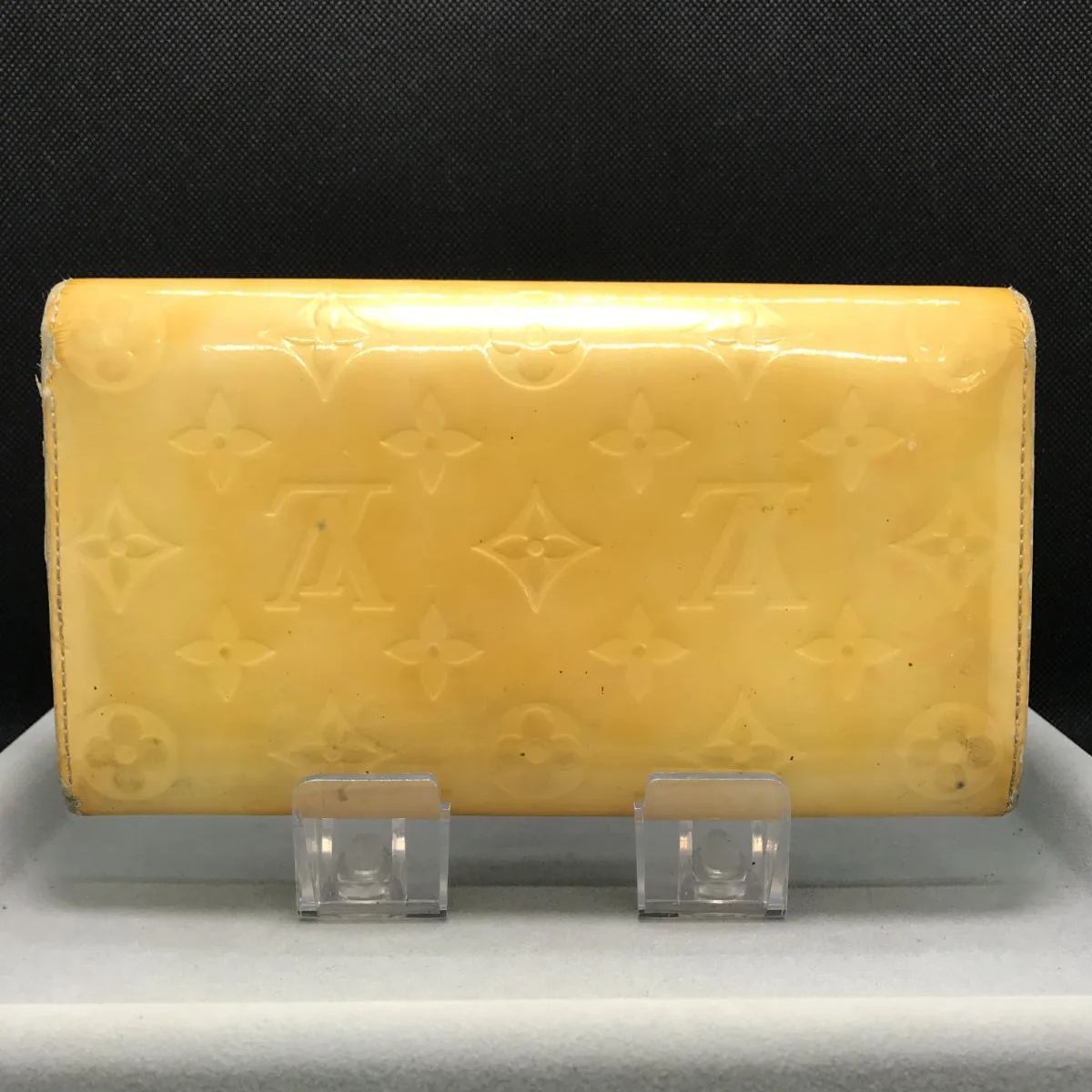 Louis Vuitton 　ヴェルニ ポルトフォイユサラ　イエロー 長財布 LOUIS VUITTON ルイヴィトン 長財布 ヴェルニ ポルトフォイユサラ