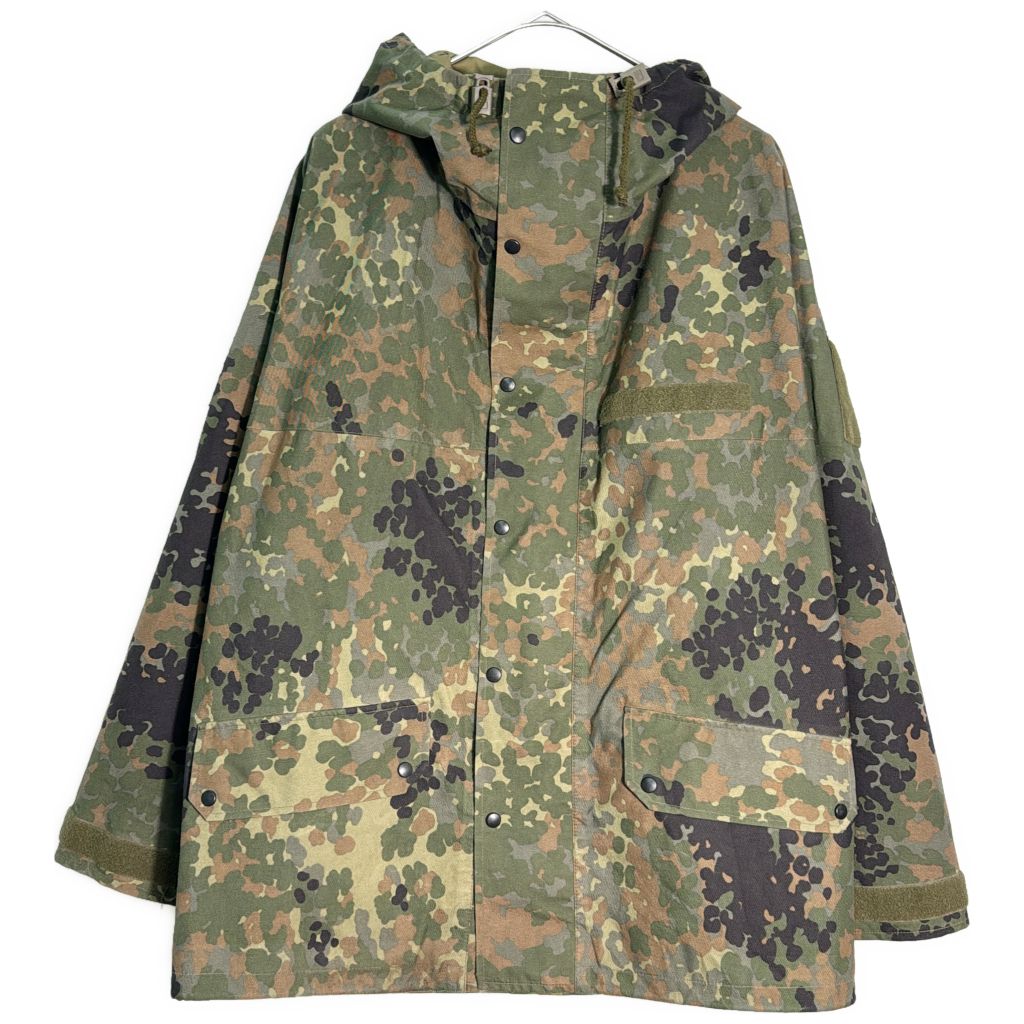 00年代 ドイツ軍 ウォータープルーフ フィールドパーカー ユーロ ミリタリー フレクターカモ(メンズ L相当 Gr1 44/46)中古 古着 Y4959 00年代 ドイツ軍 ウォータープルーフ フィールドパーカー ユーロ