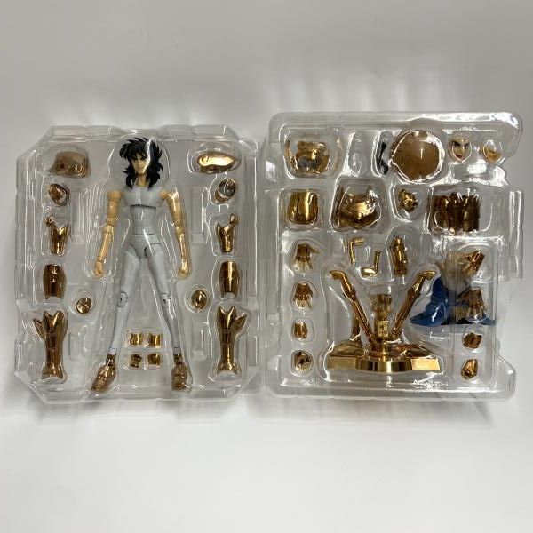 中古】開封・ﾊﾟｰﾂ欠品)聖闘士聖衣神話EX ライブラ童虎&老師 ～ORIGINAL