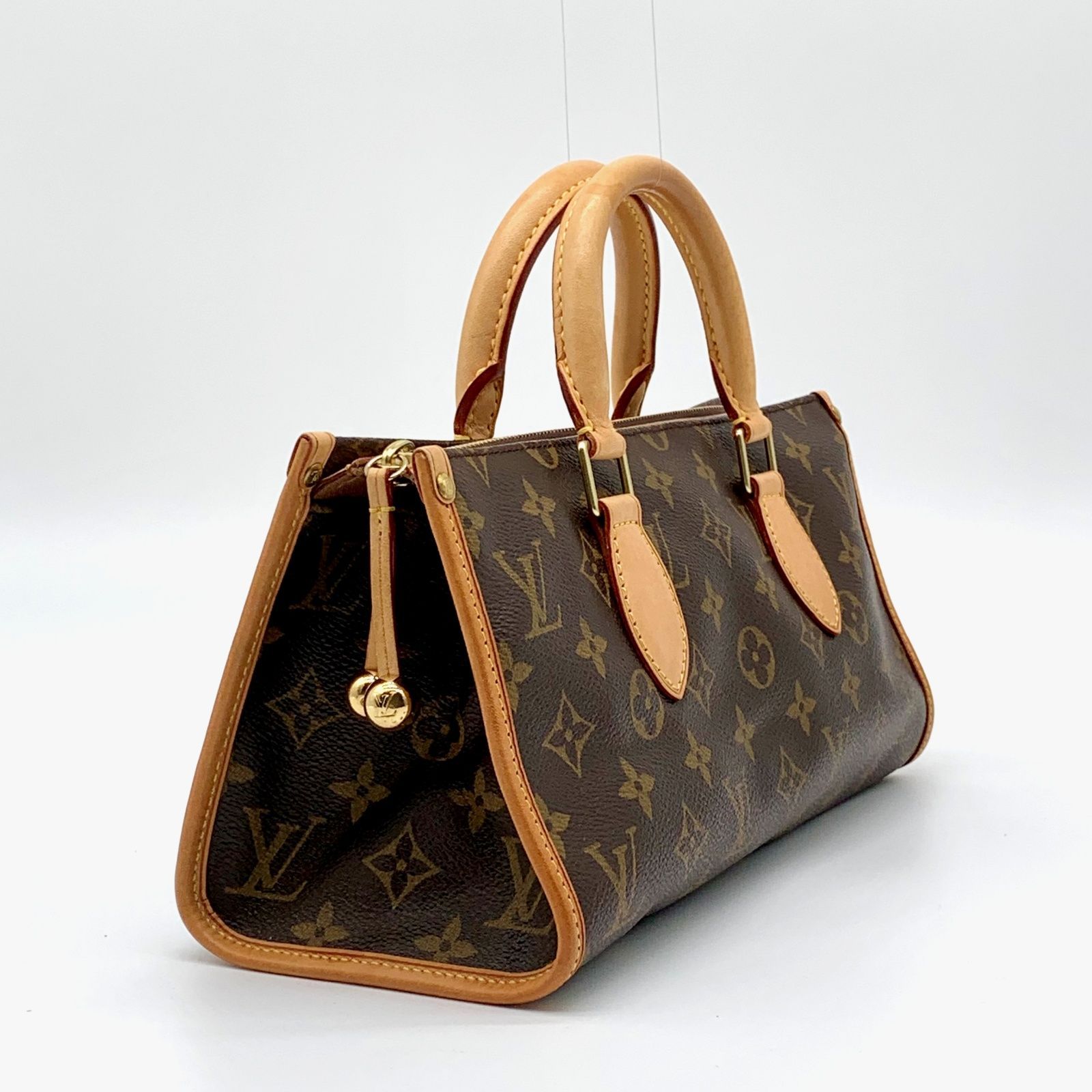 LOUIS VUITTON ポパンクール モノグラム レザー ハンドバッグ 【状態