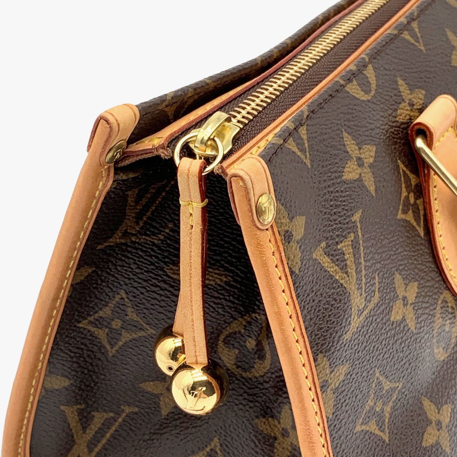 LOUIS VUITTON ポパンクール モノグラム レザー ハンドバッグ 【状態
