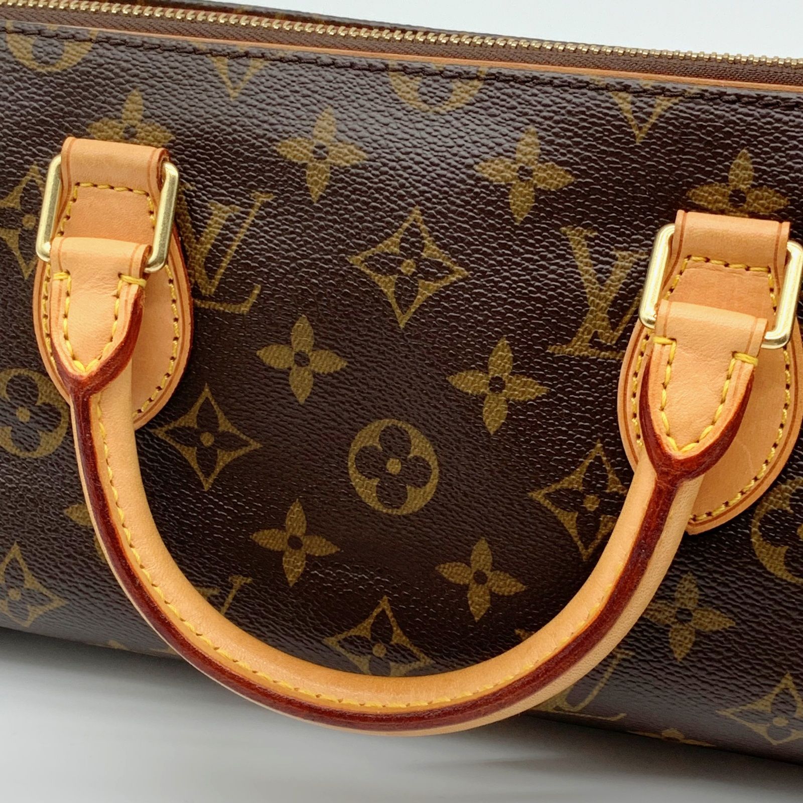 LOUIS VUITTON ポパンクール モノグラム レザー ハンドバッグ 【状態
