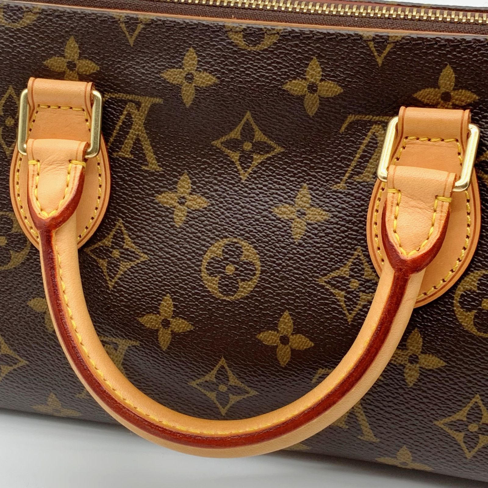 LOUIS VUITTON ポパンクール モノグラム レザー ハンドバッグ 【状態
