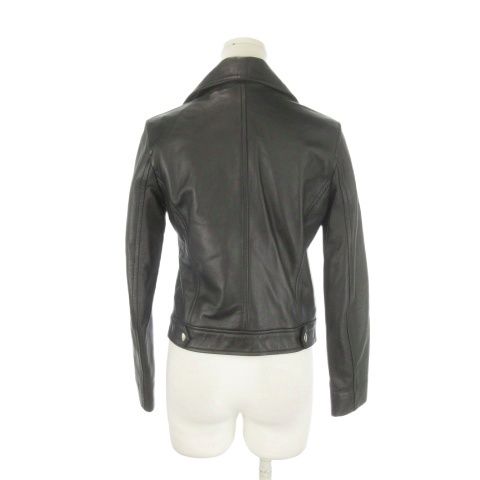 ブレンへイム BLENHEIM ライダースジャケット XS 黒 ブラック 無地 