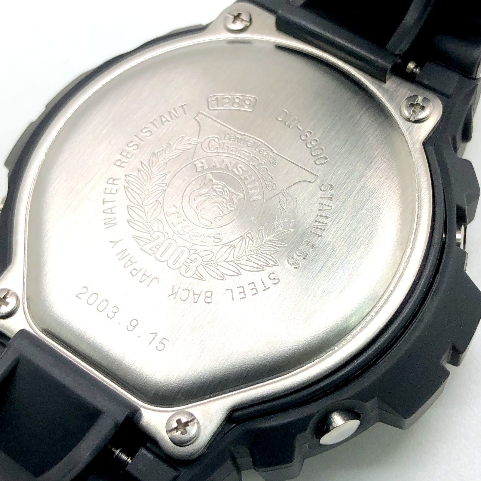 G-SHOCK ジーショック DW-6900BHTGV-9 阪神タイガース 2003年 優勝記念