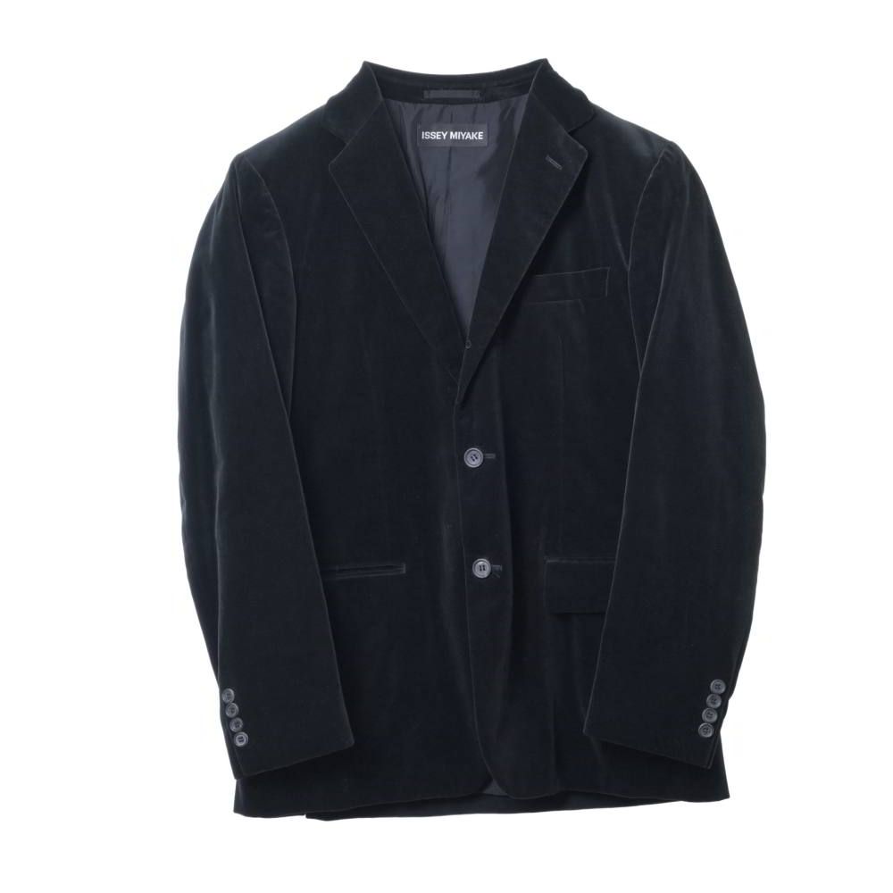 ISSEY MIYAKE 段返り3つボタン ベロア テーラード ジャケット - メルカリ