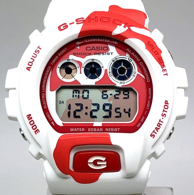 G-SHOCK ジーショック DW-6900JK-4 NISHIKIGOI 錦鯉 紅白 レッド