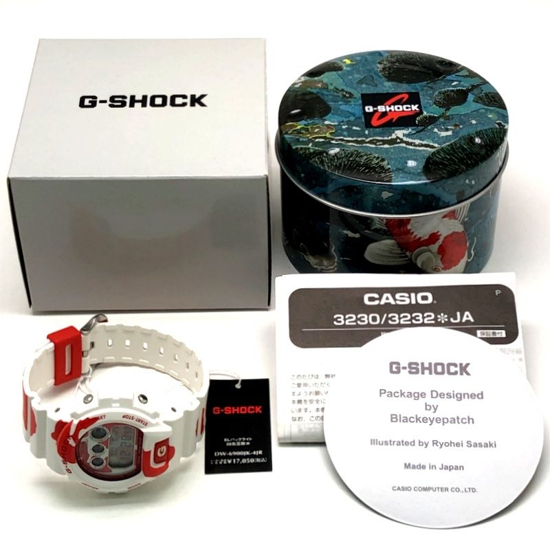 G-SHOCK ジーショック DW-6900JK-4 NISHIKIGOI 錦鯉 紅白 レッド