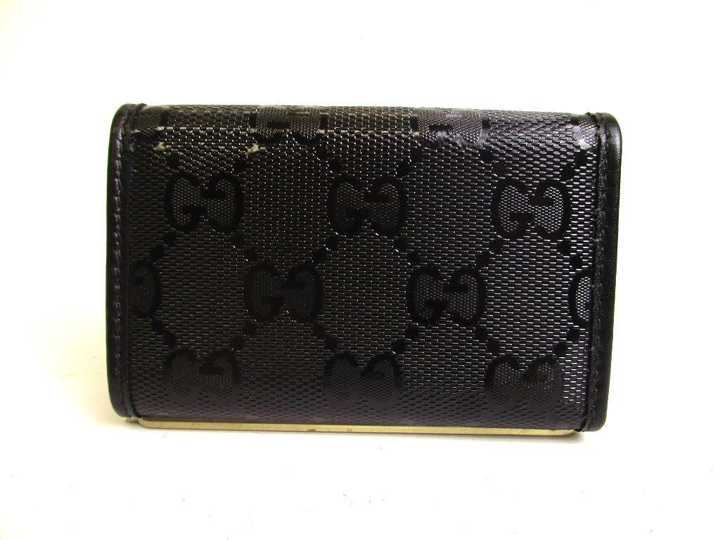 グッチGUCCI GG インプリメ レザー 6連 キーケース キーリング メンズ