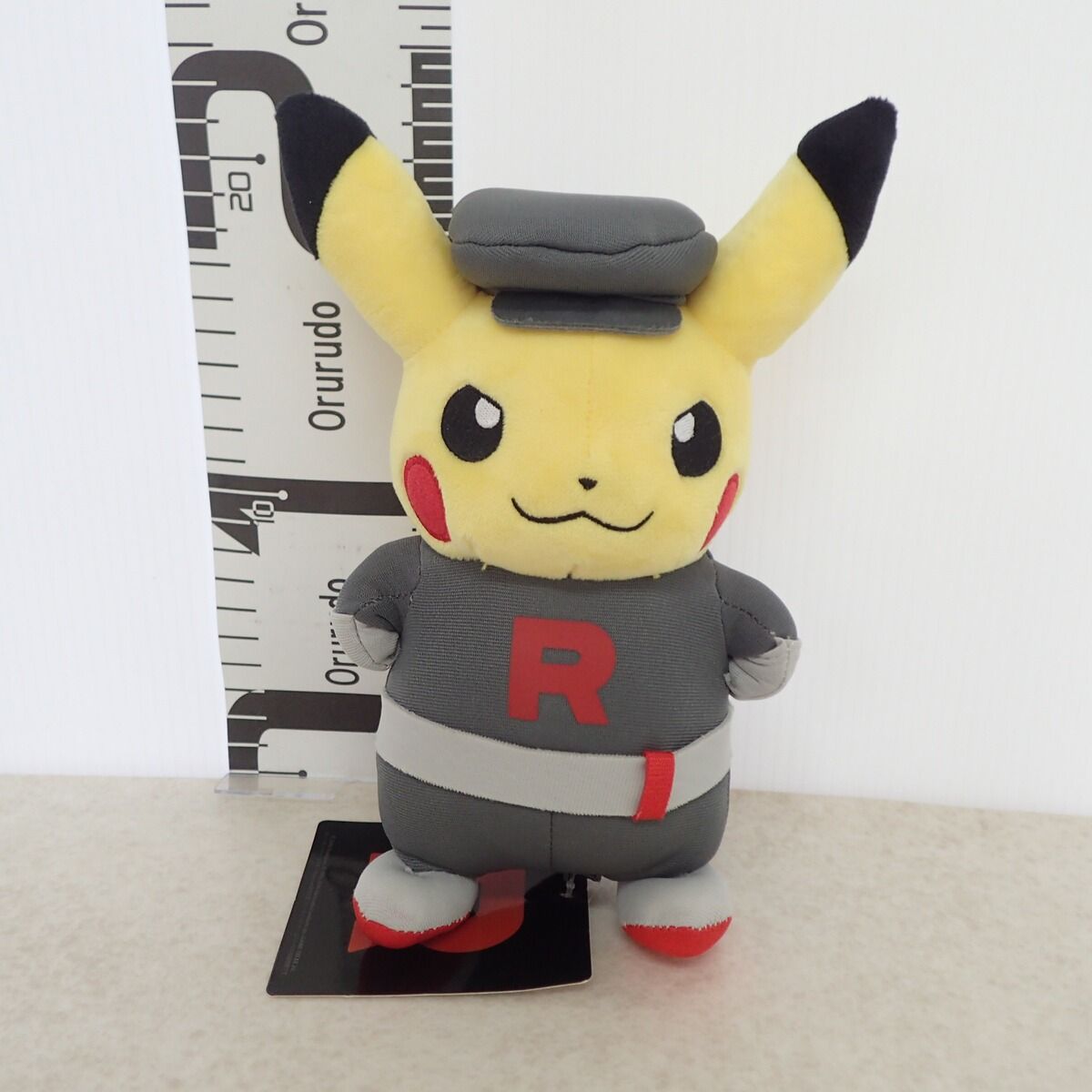 ポケモンセンター ぬいぐるみ 団員ごっこピカチュウ ロケット団 紙タグ