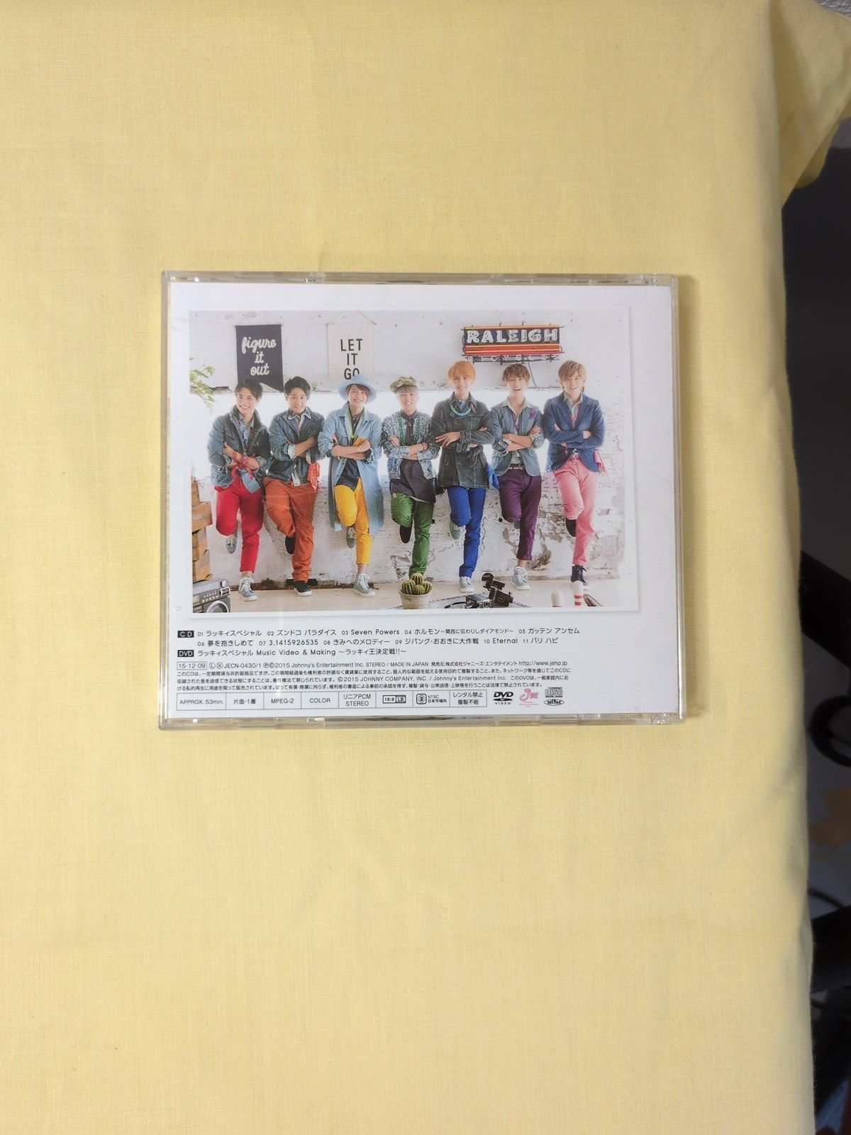 ジャニーズWEST アルバム ラッキィィィィィィィ7 初回限定盤 CD+DVD 2