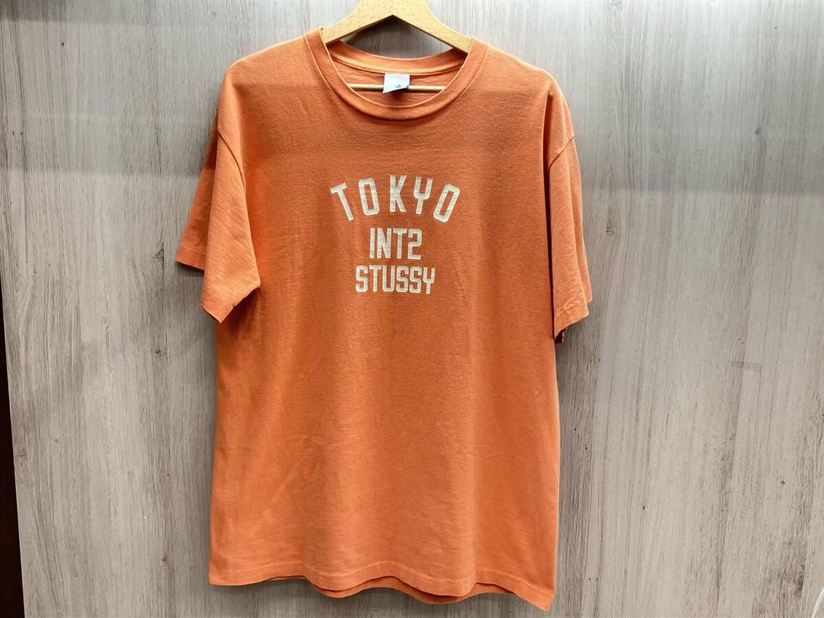 STUSSY 半袖　Tシャツ　オレンジ　TOKYO IN T2