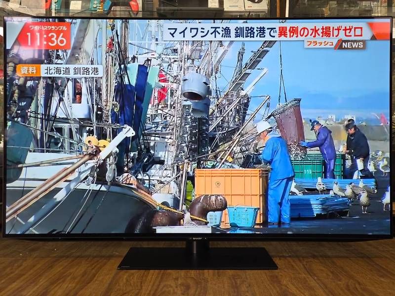 店舗へ直接引取できる方のみ】【美品】SHARP シャープ AQUOS OLED 55V