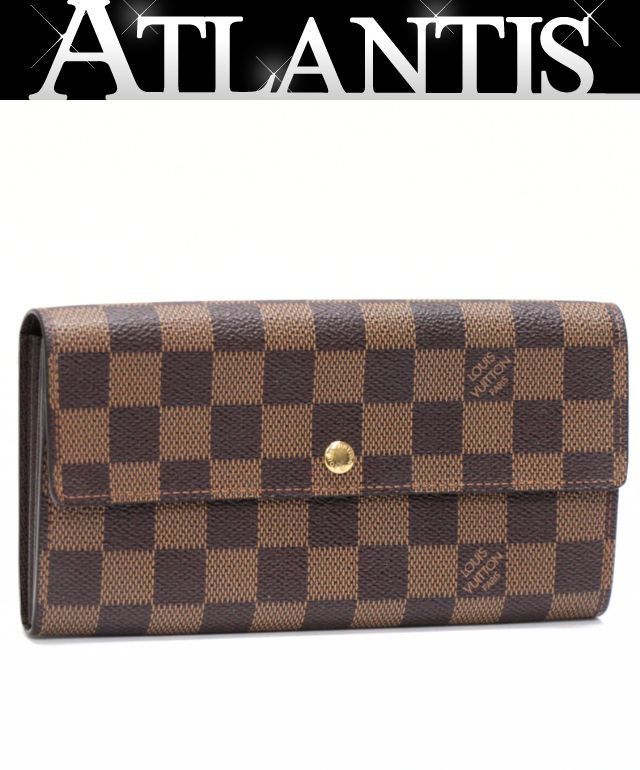ルイヴィトン LOUIS VUITTON ポルト モネ クレディ ファスナー付き長