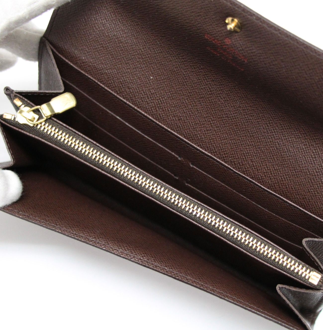 ルイヴィトン LOUIS VUITTON ポルト モネ クレディ ファスナー付き長