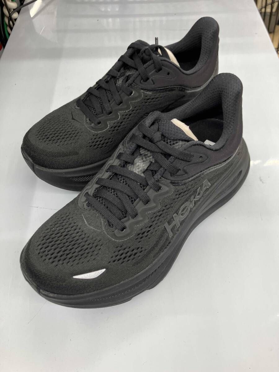 HOKA ONE ONE/スニーカー/W BONDI 9 WIDE ブラック✕ブラック