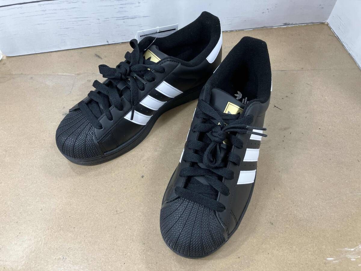 adidas アディダス SUPERSTAR TD レザースニーカー スニーカー スーパースターTD 黒 25.5cm 通年
