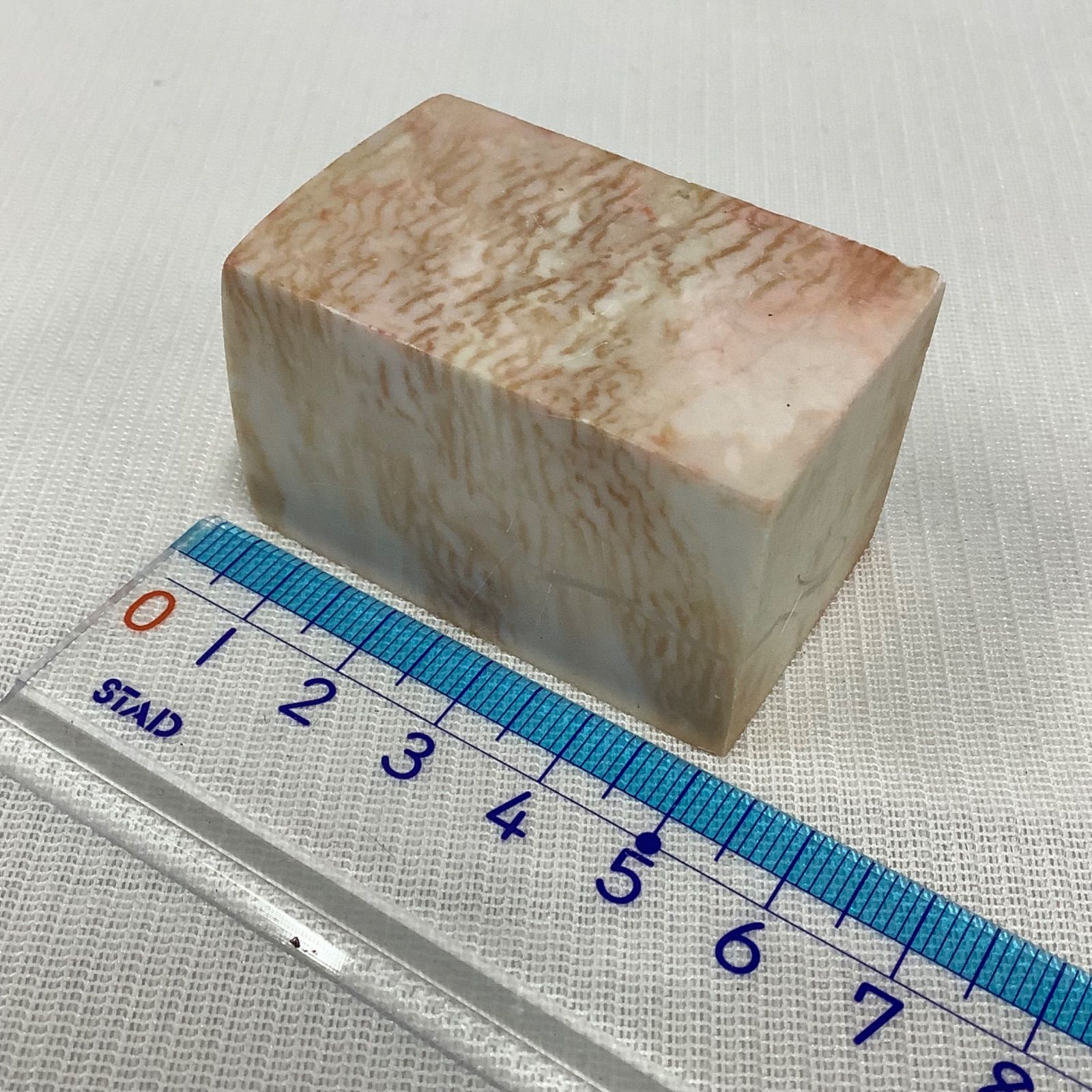 石印材 落款印（はんこ）3個まとめて 未使用（カケや傷あり）Z407