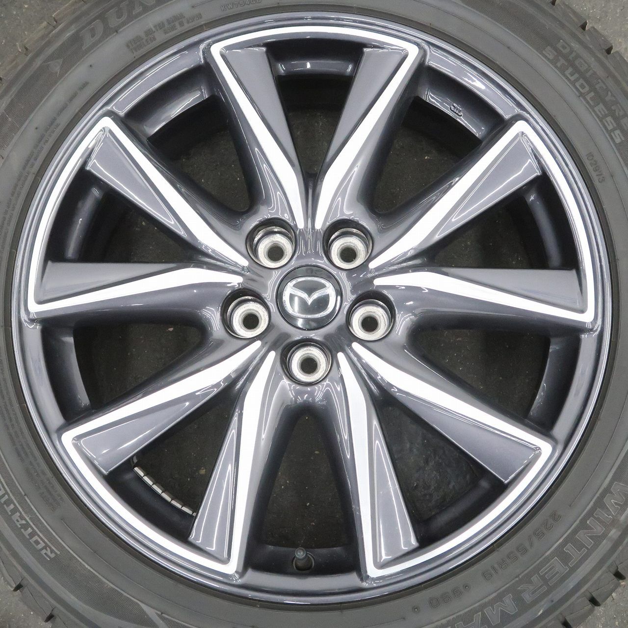 4本 マツダ CX-5 KF系 純正 19インチ 7J +45 5H PCD 114.3 