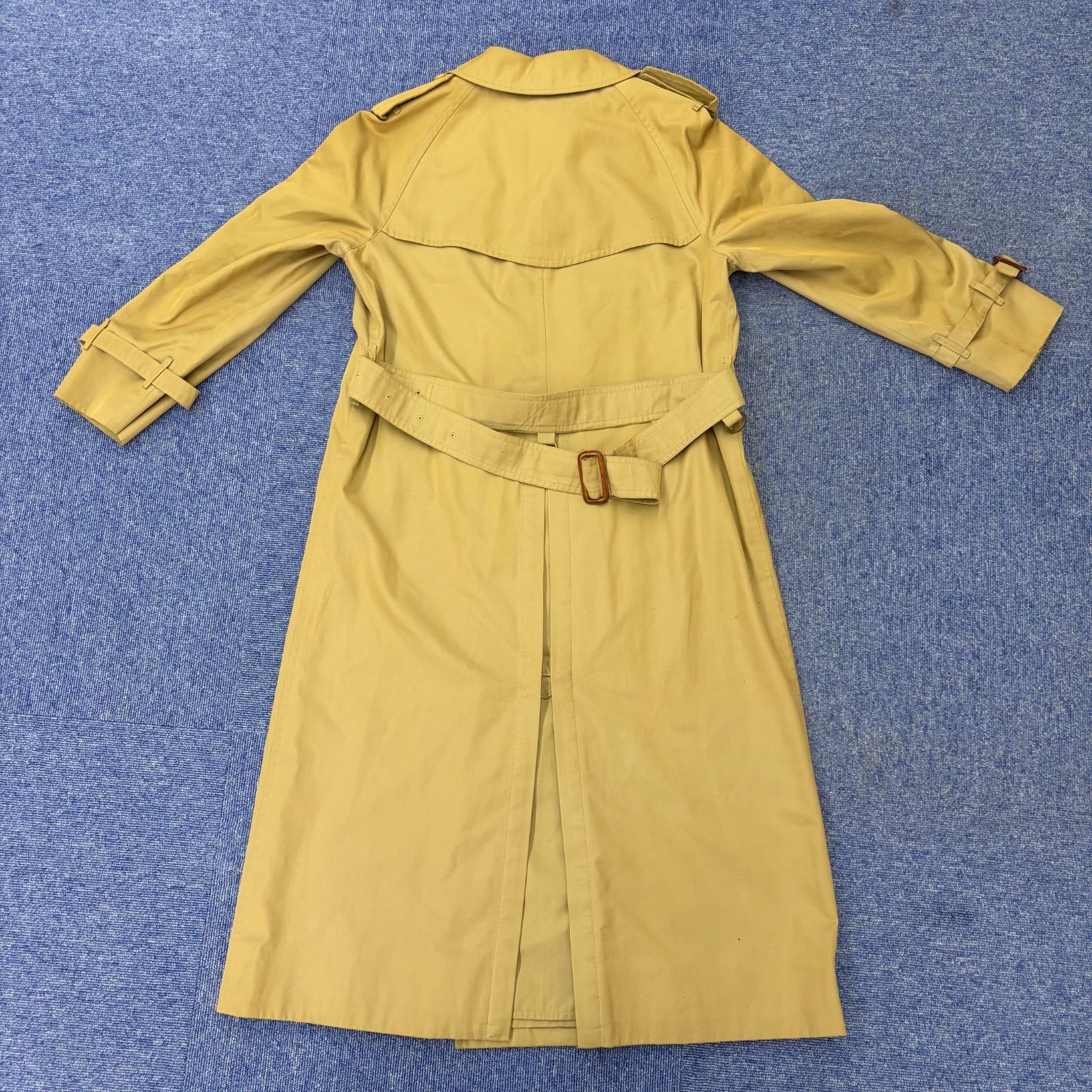 バーバリー BURBERRY ダブル ノバチェック ロング トレンチコート