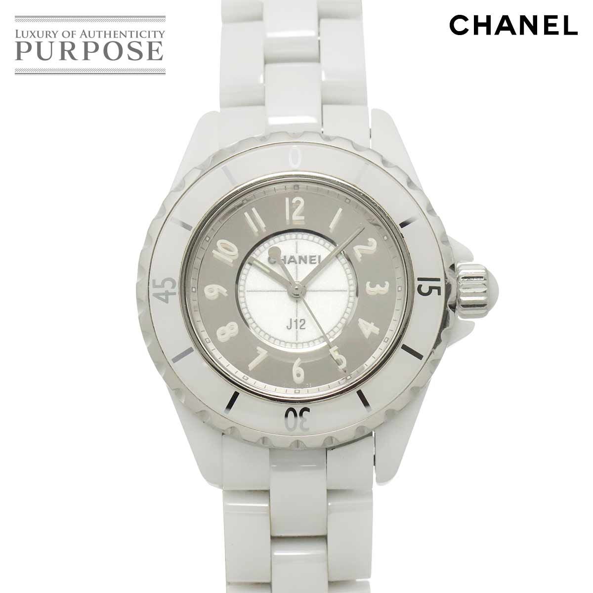 シャネル CHANEL J12 H4861 レディース 腕時計 ホワイト セラミック
