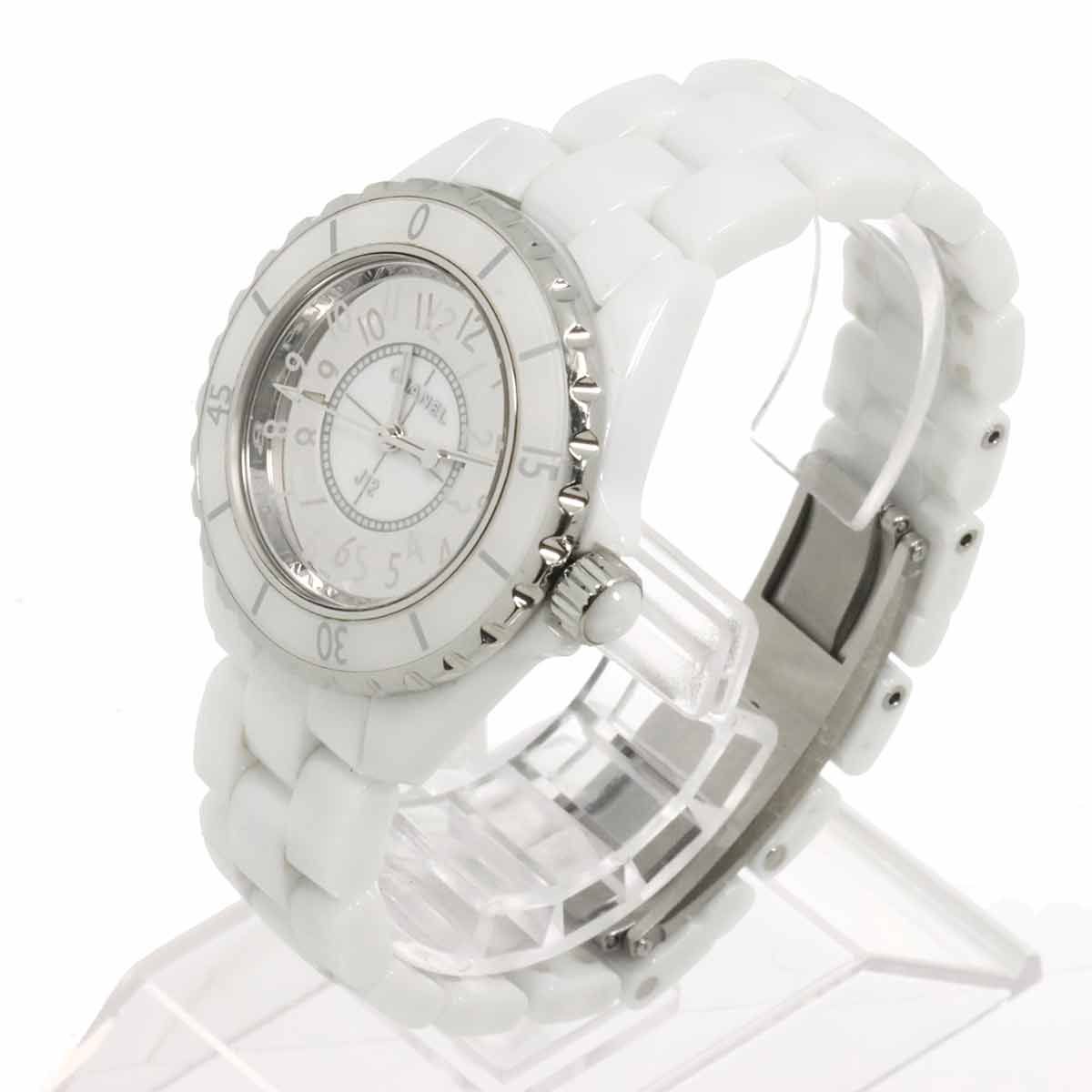 シャネル CHANEL J12 H4861 レディース 腕時計 ホワイト セラミック