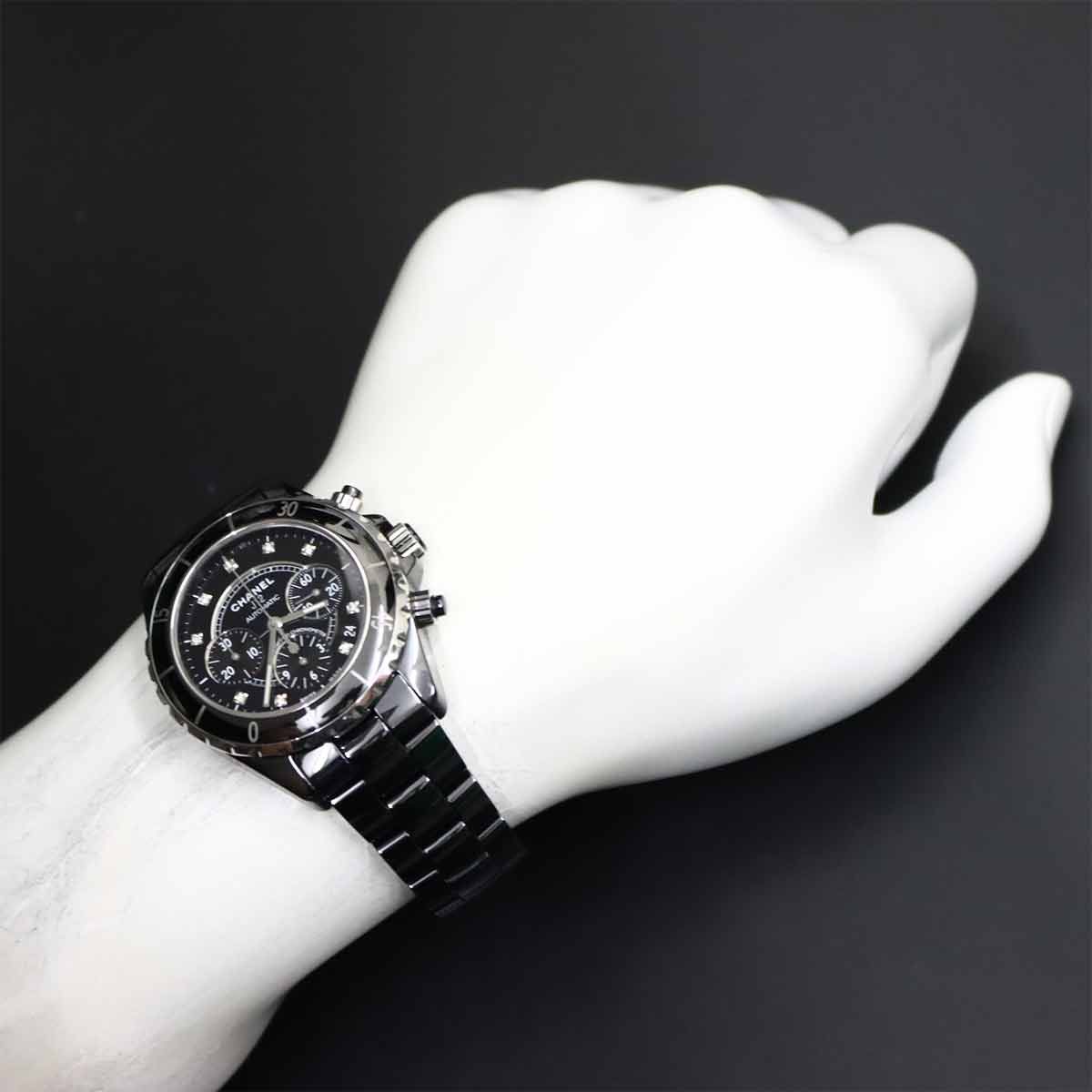 シャネル CHANEL J12 41mm クロノグラフ H2419 メンズ 腕時計 9P