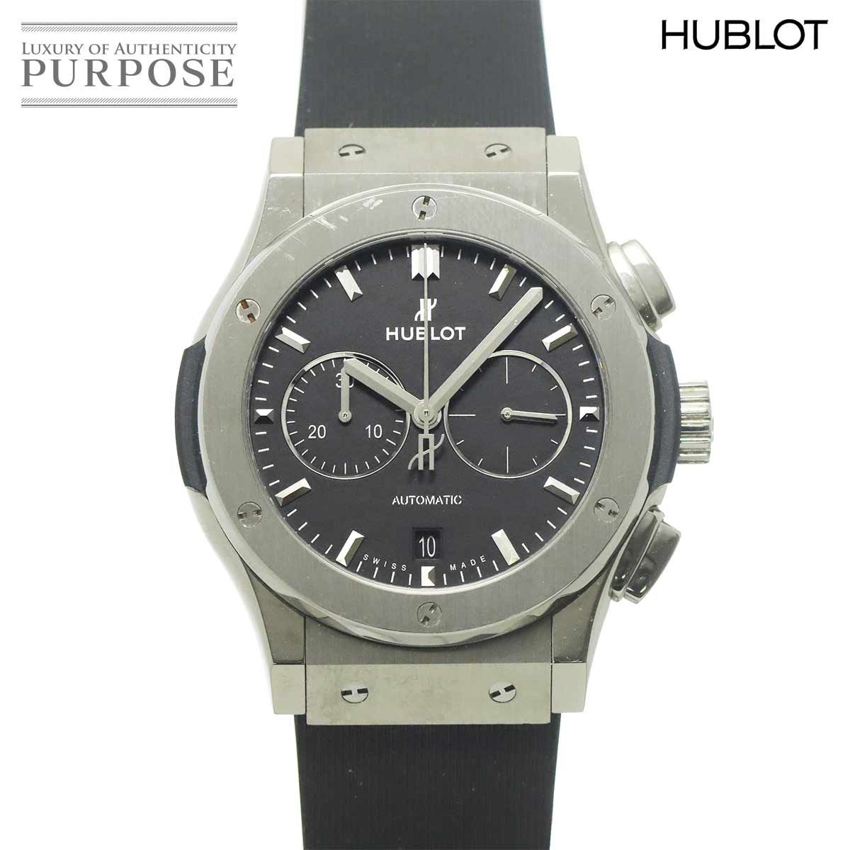 ウブロ HUBLOT クラシックフュージョン クロノグラフ チタニウム 541 NX 1171 RX メンズ 腕時計 自動巻き Classic fusion 90332635