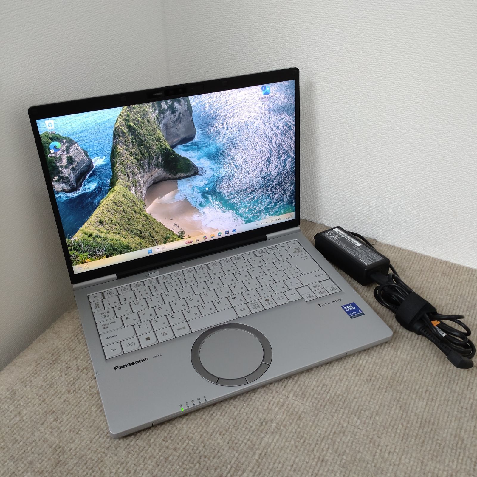 【送料無料】Panasonic CF-FC6 稼働730h / Ultra5 235U / 16GB / SSD256GB / 14型 / windows11 / バッテリー良好 / 無線LAN / NB510