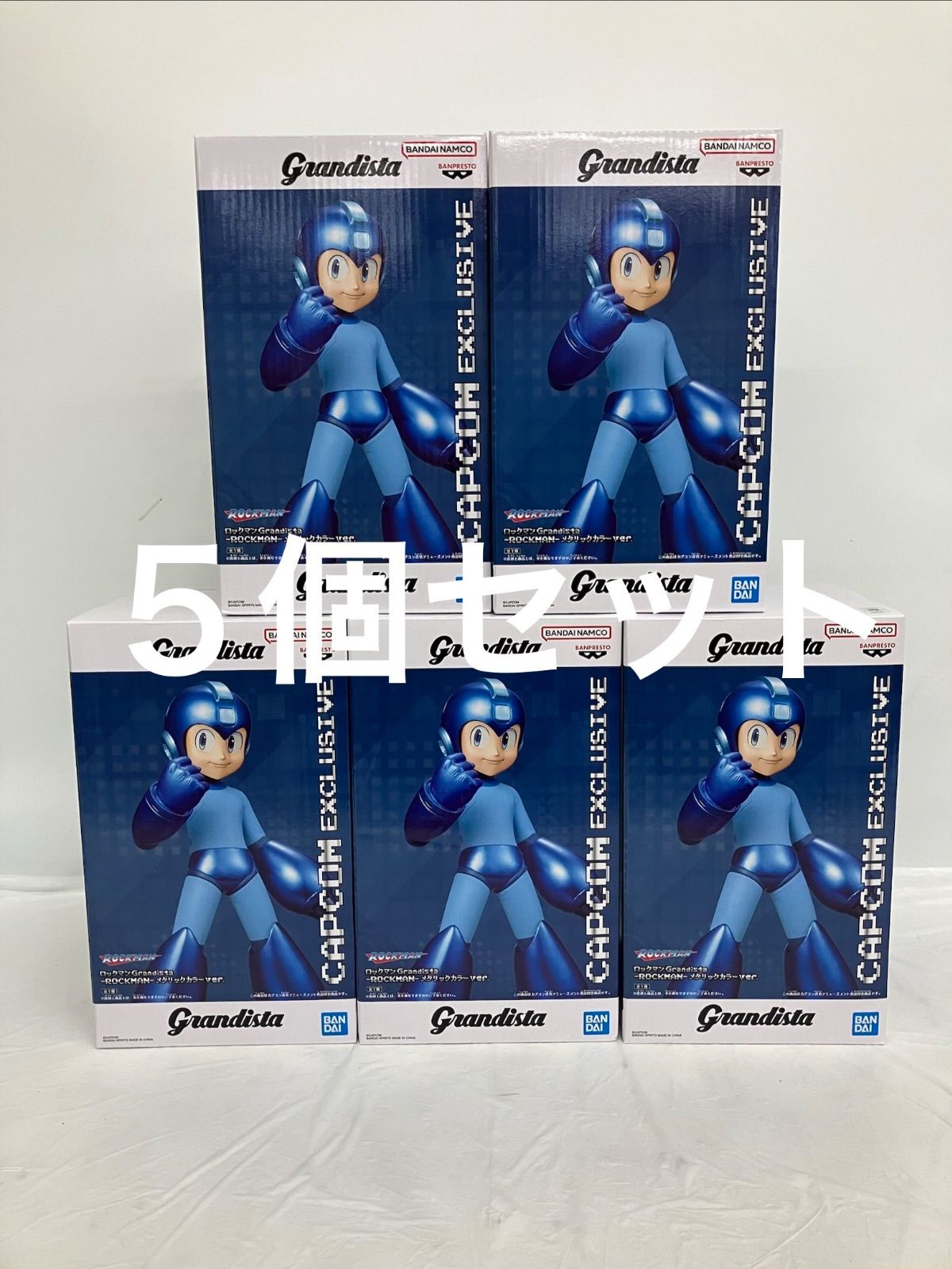 未開封 ロックマン Grandista フィギュア 5個セット LF7159 f101