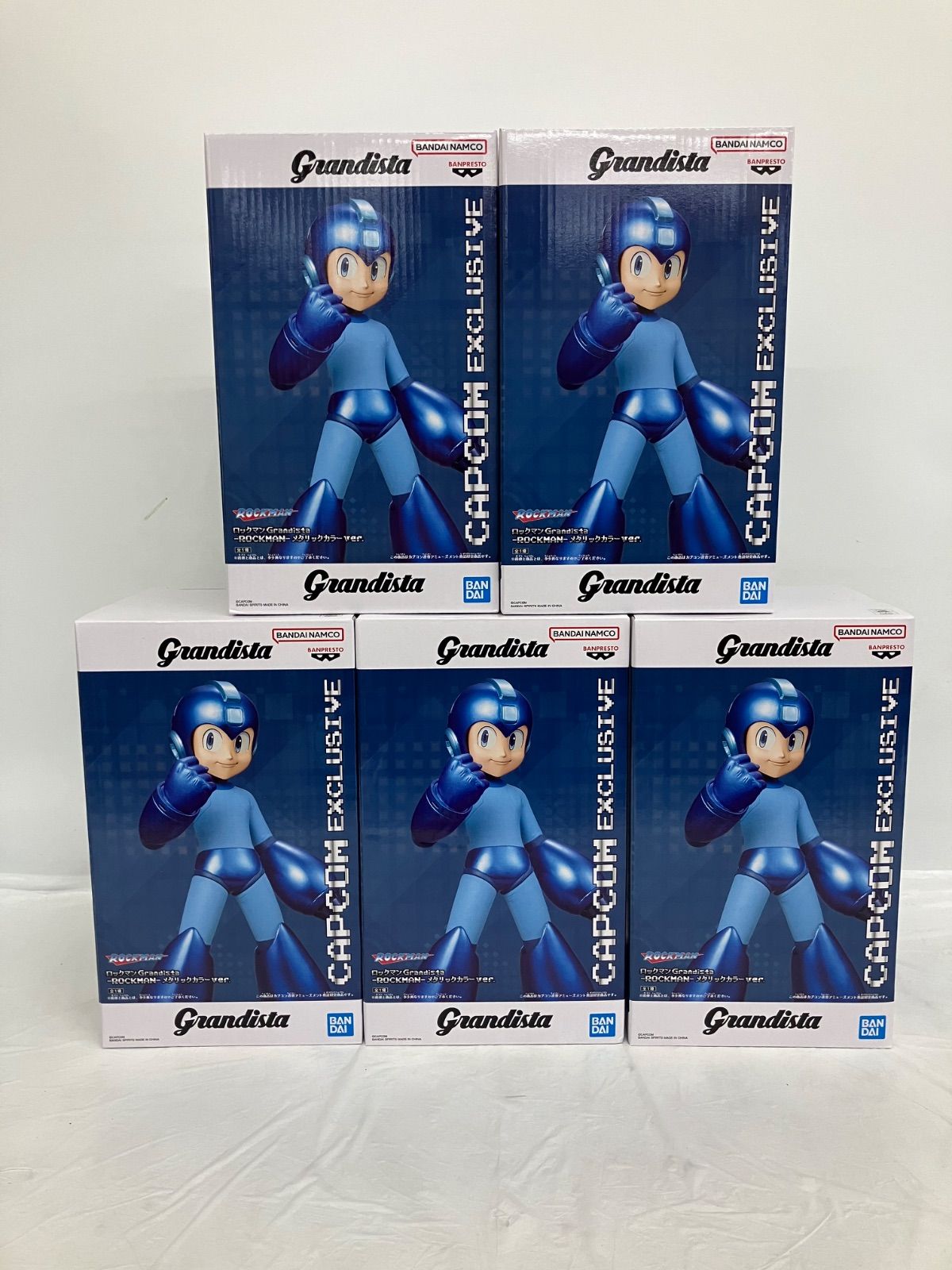 未開封 ロックマン Grandista フィギュア 5個セット LF7159 f101