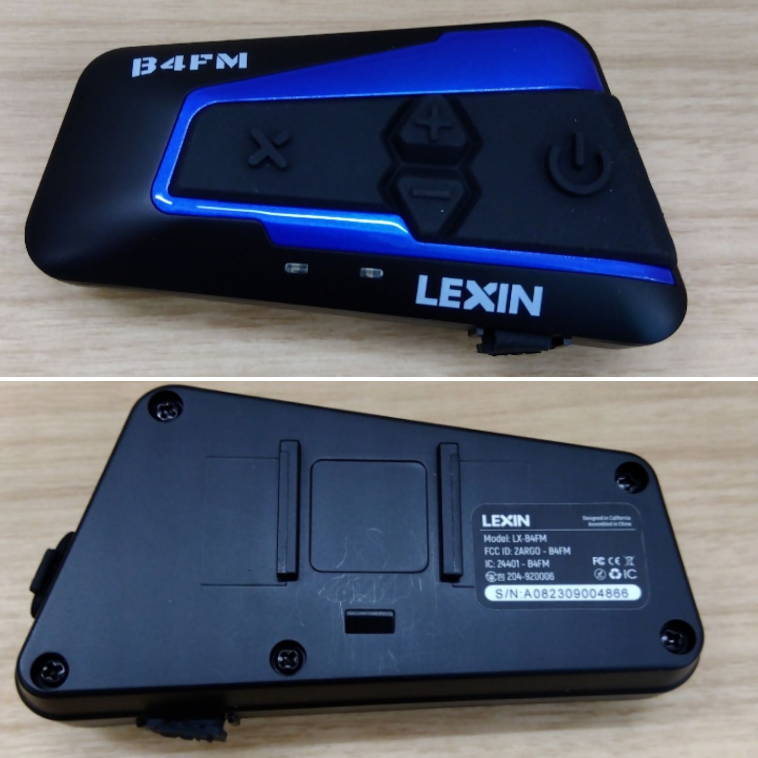 未使用に近い美品】LEXIN B4FM バイク用 Bluetoothインカム 送料無料