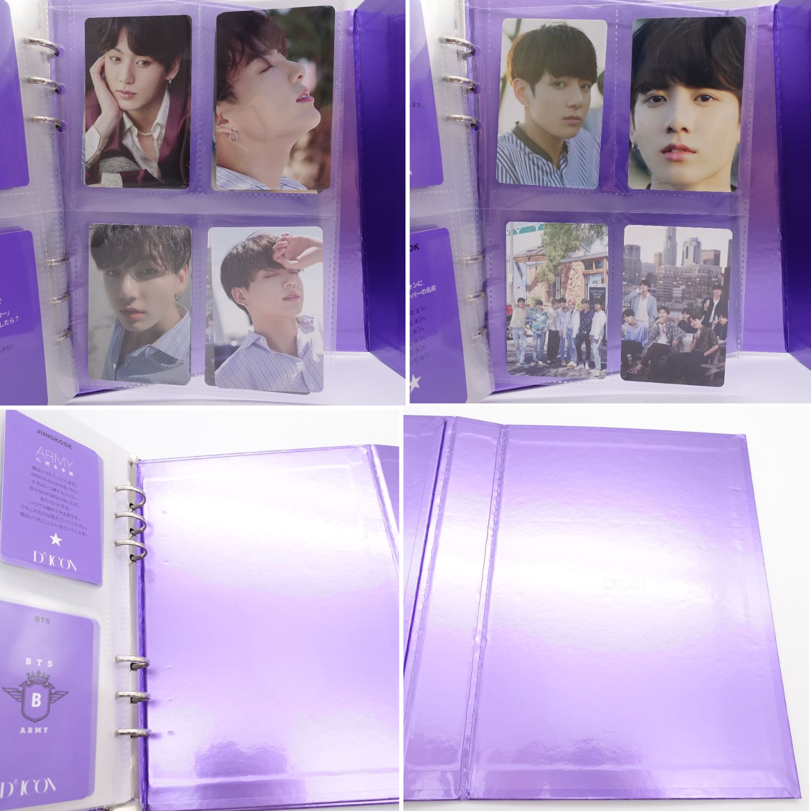 BTS Dicon PHOTOCARD 101 : CUSTOM BOOK 日本盤 バインダー トレカ