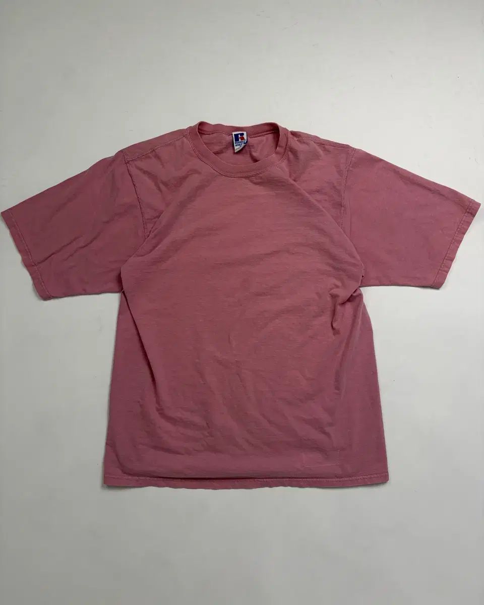 90s ラッセル ブランクTシャツ (ピンク)