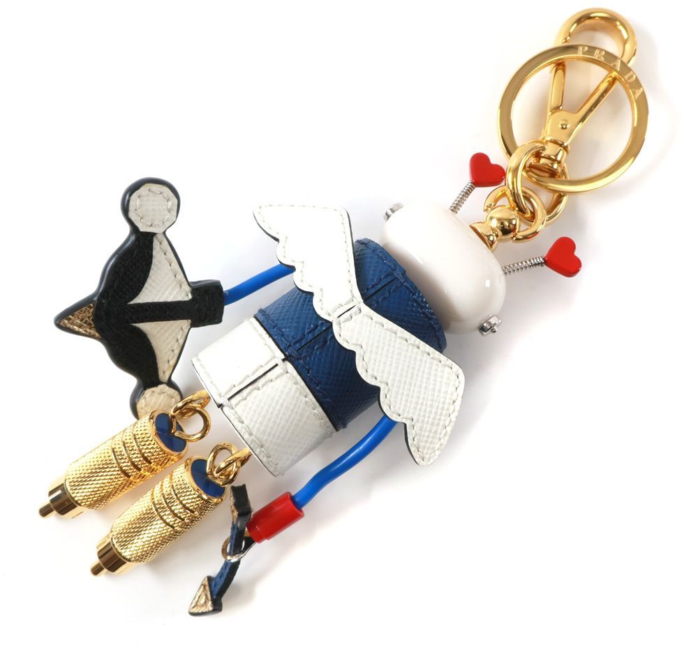 PRADA ロボット　チャーム プラダ 現行モデル PRADA 2TR034 robot キーチェーン チャーム
