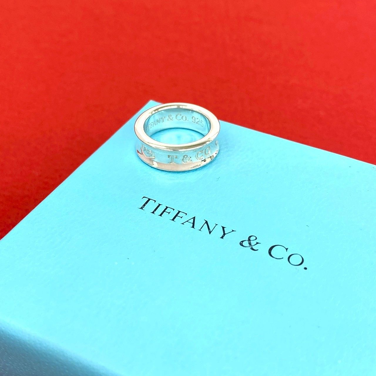極 美品 TIFFANY&Co. ティファニー ヴィンテージ ナロー リング