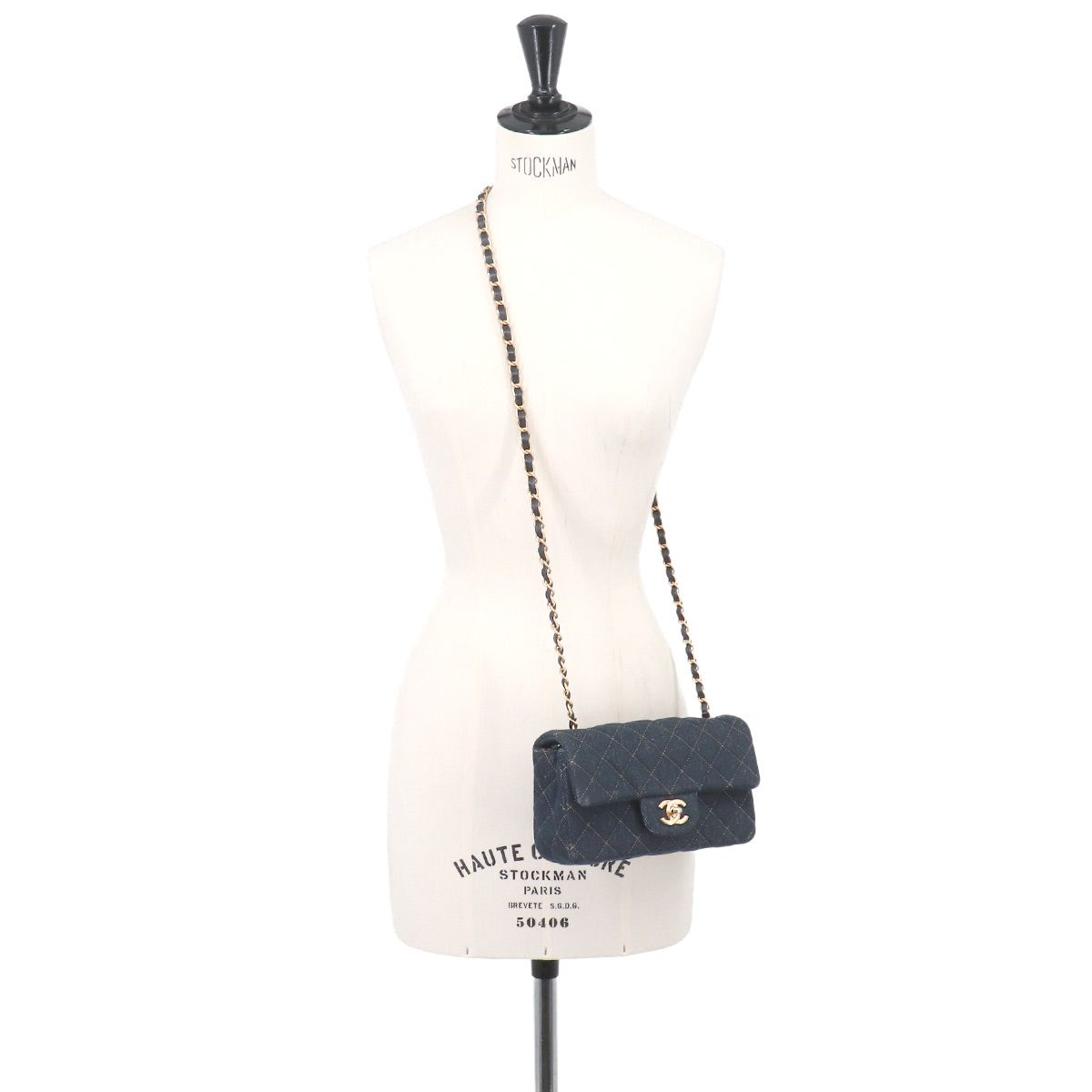 新品同様 シャネル CHANEL ミニ マトラッセ クラシック チェーン